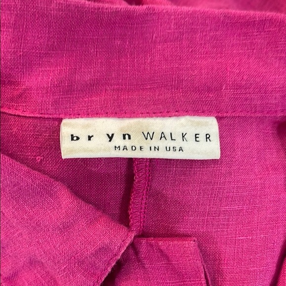 Bryn Walker Vibrant Pink Blouse large - Picture 6 of 8